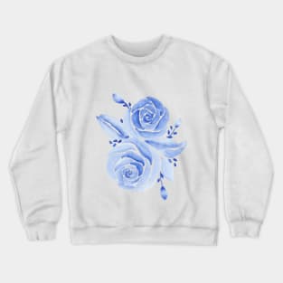 Blue Roses Crewneck Sweatshirt